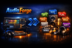 AudioForge audio converter and trimmer