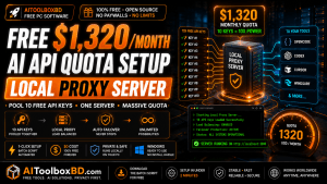 Free AI API Proxy Server — Unlock 22 AI Models, $0 Cost